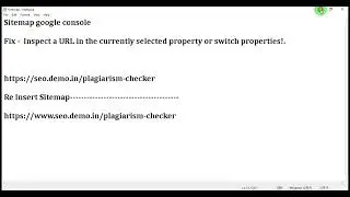 Fix -Inspect a URL in the currently selected property or switch properties!.