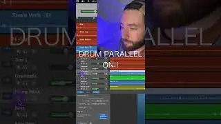 Drum parallel processing we did for this song in GarageBand  #music #drummixing #drums