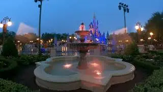 Magic Kingdom Rainy Evening 60 Minutes! 4K