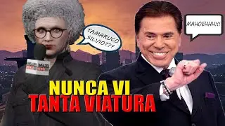 SILVIO SANTOS E VOVO PARADOS POR 6 VIATURAS NO (CIDADE ALTA)
