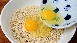 Do you've oatmeal and 2 eggs? You'll love this simple and delicious breakfast recipe