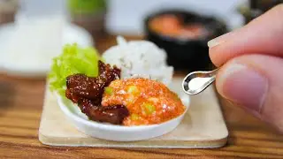 How To Cook Meat And Rice | Miniature Kitchen