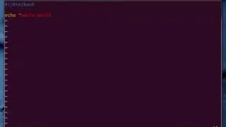 How to write a Shell script to print Hello world.