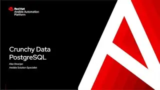 Crunchy Data HA Database for AAP