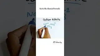 write the chemical formula of sodium nitrate l sodium nitrate formula l nano3 l k2 chemistry l