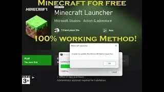 Minecraft - free on MS store | 100% working method for 