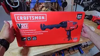 The new craftsman v20 caulk gun review!