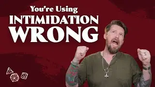 More Ways to Use Intimidation in Your Game