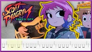 Sex Bob-Omb - I Feel Fine | Bass Cover with TABs | Scott Pilgrim Takes Off Ver.2