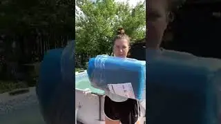 Unboxing a pool cover, it costs 1500₽ for what????