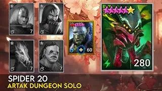 Spider 20 Artak Dungeon Solo | Raid Shadow Legends Guide