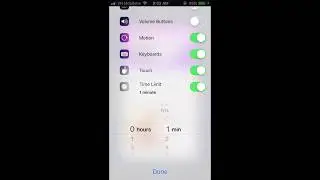 How to set the time use on the iPhone/iPad screen