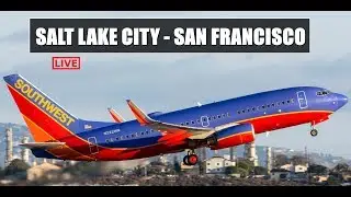 ✈️ X-PLANE 11 | SALT LAKE CITY (KSLC) - SAN FRANCISCO (KSFO) | B737 | LIVE ONLINE FLIGHT