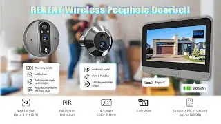 Rehent 3MP Tuya Smart Video Doorbell #videodoorbell #doorphone #tuya #smarthome #oem