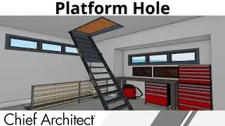 Cutting a Hole in a Floor Platform