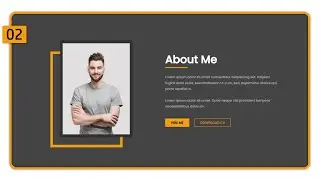 #2 How to Create About Us Page using HTML and Css | About Us Html Css | Crown Coder