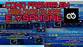 How to farm on multiple accounts at the same time in Roblox using scripts with VSPhone – Tutorial