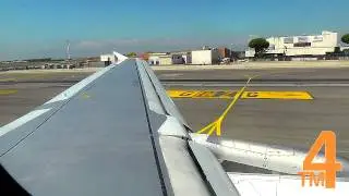 Swiss Air Pushback, Taxi and Takeoff Rome
