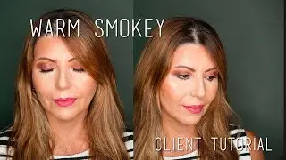 Warm smokey eye | Client Tutorial