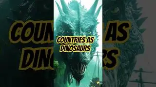 AI Imagines Countries as Dinosaurs #shorts #viral #shortsvideo #countries #dinosaurs #midjourney #ai