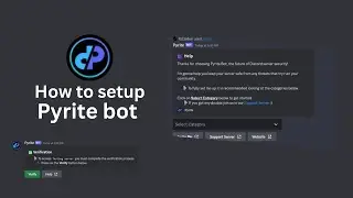 How to setup Pyrite Bot Discord Verification Bot