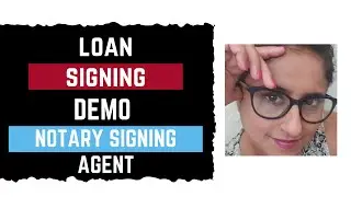 Notary Loan Signing Demo - How I Conduct a Loan Signing
