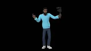 Green Screen Characters Logo Reveal Intro  Background
