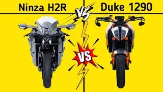 Ninza H2R vs KTM Super Duke 1290 ? 😯 || bike comparison || 