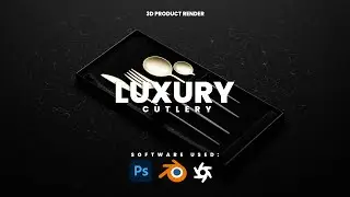 Let's make a Luxurious cutlery Render in Blender Octane - Blender Octane Live Tutorial