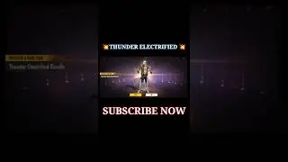 💥 HURRICANE ROYALE IN FREEFIRE (THUNDER ELECTRIFIED BUNDLE)💎💎