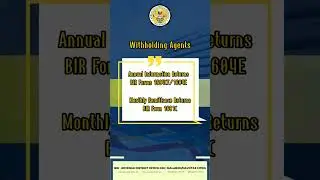 A friendly reminder to all withholding agents on the submission of Alphabetical List of Payees.