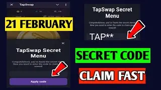 Tapswap Secret Menu Code | Tapswap Update | How to Find Tapswap Secret Menu Code | Tapswap Withdrawl