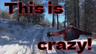 Snow Blowing a 1,000FT DRIVE WAY! With a single stage!