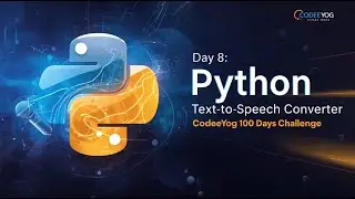 Day 8 Text to Speech Converter using Python Make Your Computer Talk