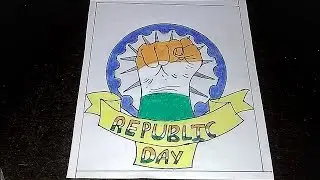 #How to make Republic Day🇮🇳 Drawing full tutorial step by step #India🇮🇳#Drawing #SJ Drawing Academy😙
