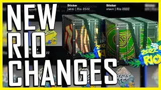 NEW RIO STICKERS UPDATED LOOKS CSGO NEWS + RIO STORAGE UNITS