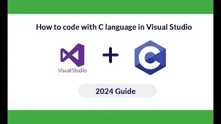 How to write C language codes with Visual Studio.