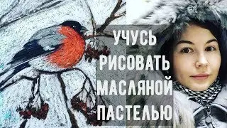 Рисовальный влог - Рисую масляной пастелью