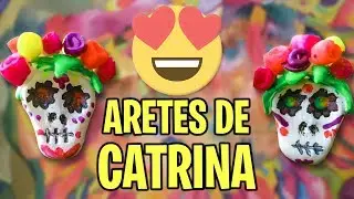 Aretes de CALAVERAS (Catrina)💀😍💃🌵💞
