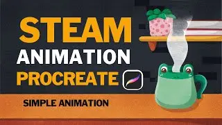 🔥 How to Animate on Procreate, Free Step By Step Tutorial for Easy Steam Animation