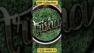 Wall Hanging Name with Neon Ring Light | SGP Collection | 7226 9999 31 #shorts #customizedgift