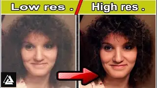 How to convert any low resolution image to a high resolution image without using Photoshop
