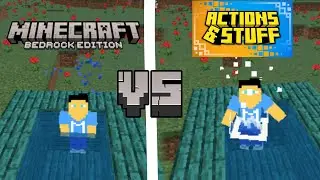 Minecraft против Actions & Stuff 1 часть #minecraft
