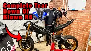 Stripped The Blown Up Wrecked YAMAHA R6