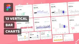 Designing 13 Vertical Bar Charts Like a Pro in Figma | Data Visualization