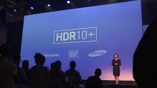 Panasonic HDR10 Plus presentation at IFA 2017