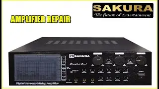 SAKURA AMPLIFIER MICROPHONE AND VOLUME REPAIR