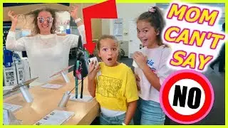 MOM CAN'T SAY NO !!    KIDS IN CONTROL FOR 24 HOURS | SISTER FOREVER