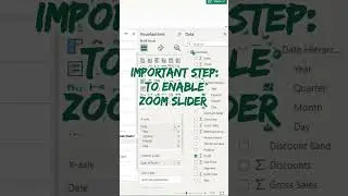 Zoom Slider In Power BI #powerbiforbeginners #shprts #shorts