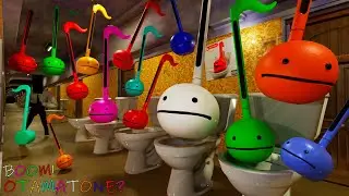 Skibidi Otamatone Toilet Sound Variations!!! Funny Animation 